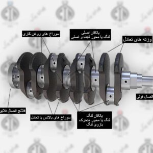 اجزای میل لنگ تیگو 8 پرو